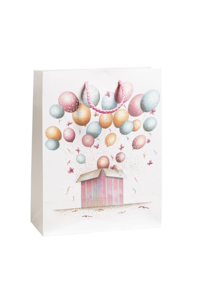 Duni Geschenktasche Happy Birthday 18 x 23 x 10 cm