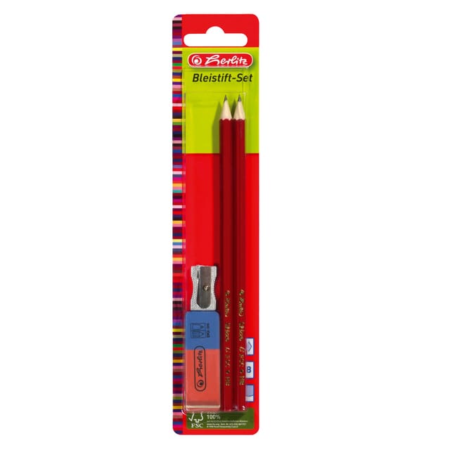 herlitz Bleistift-Set Skizzo 4-teilig 174 mm