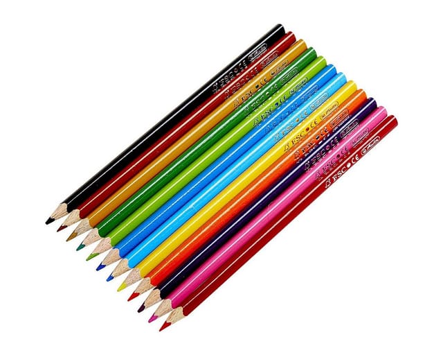 herlitz Dreikantbuntstifte lackiert 12er Set