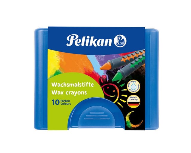 Pelikan Wachsmalstifte 655/10 mit Hülse