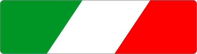 Hermann Schütz Aufkleber Italien Flagge Dimension 15x55mm
