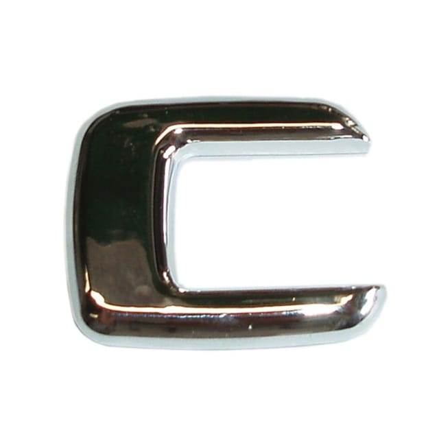 Hermann Schütz 3D-Relief-Chrome-Buchstabe C 25x35mm