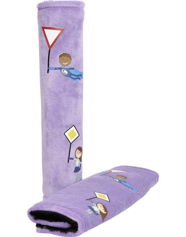 Cartrend Kids Gurtpolster-Set lila