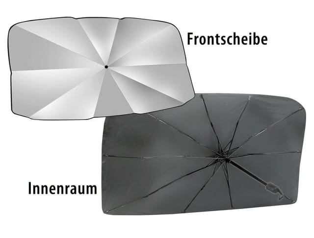 Cartrend Sonnenschirm für Frontscheibe 135 x 120 cm