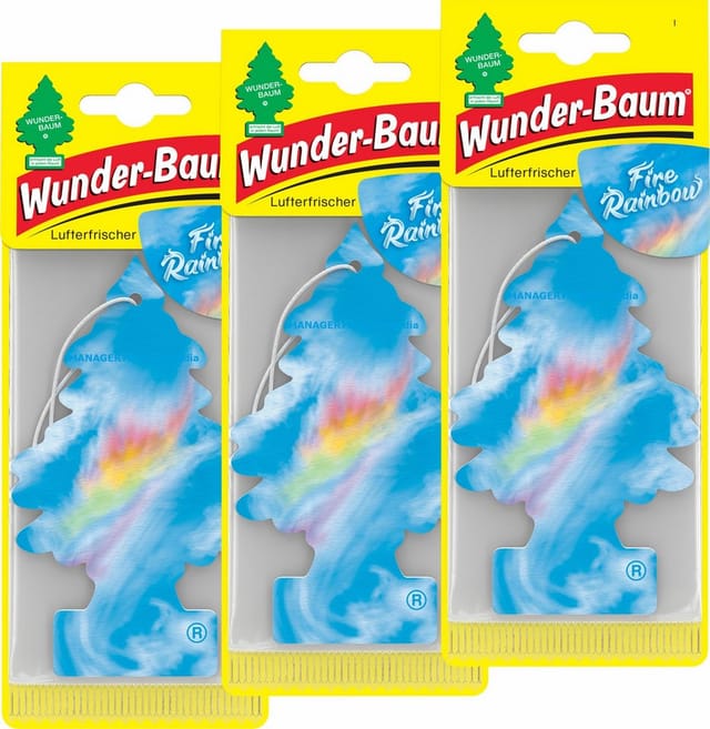 Wunderbaum Papierlufterfrischer Fire Rainbow