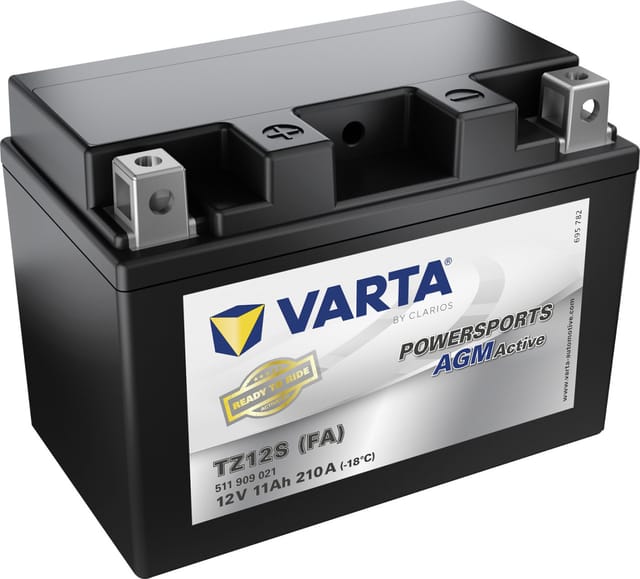 Varta AGM-Motorradbatterie TZ12S FA 12V 11Ah 210A