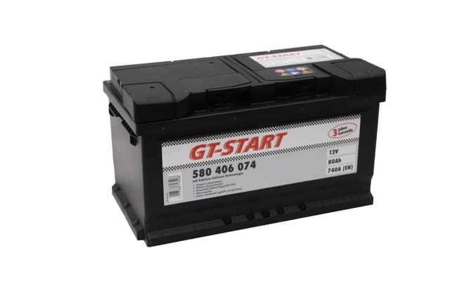 GT-Start Starterbatterie SLI 80Ah 740A 580 406 074