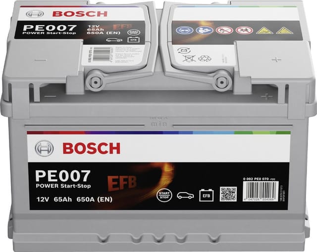 Bosch Starterbatterie EFB 65Ah 650A PowerLine