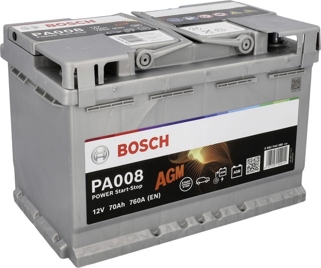 Bosch Starterbatterie AGM 70Ah 760A PowerLine