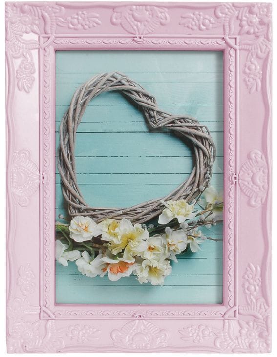 Portrait Bilderrahmen Antico pink, 10 x 15 cm