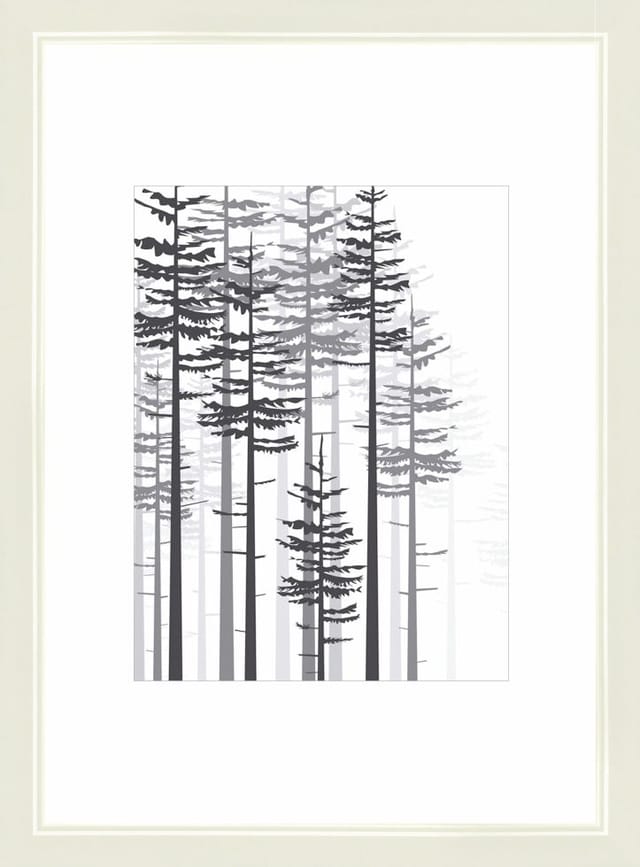 Bilderrahmen Modern cremeweiß, 21 x 29,7 cm (A4)