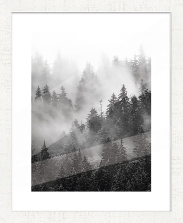 Holz Bilderrahmen Bern, weiß, 40 x 50 cm