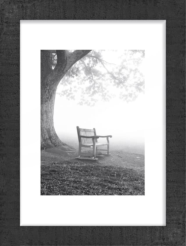 Holz Bilderrahmen Bern, schwarz, 21 x 29,7 cm (A4)