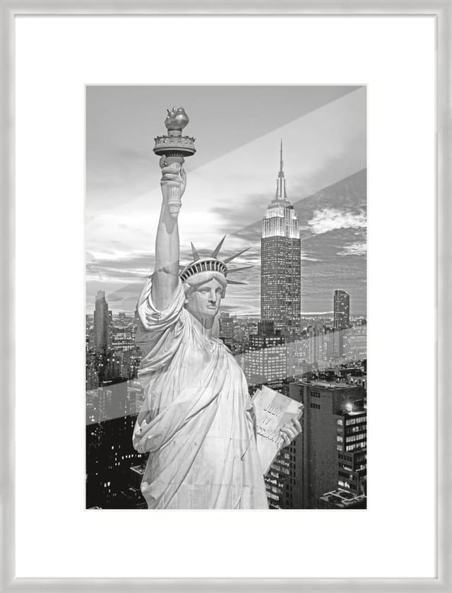 Alu Bilderrahmen Premium silber 60 x 80 cm