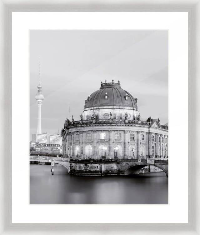 Alu Bilderrahmen Premium silber 50 x 60 cm