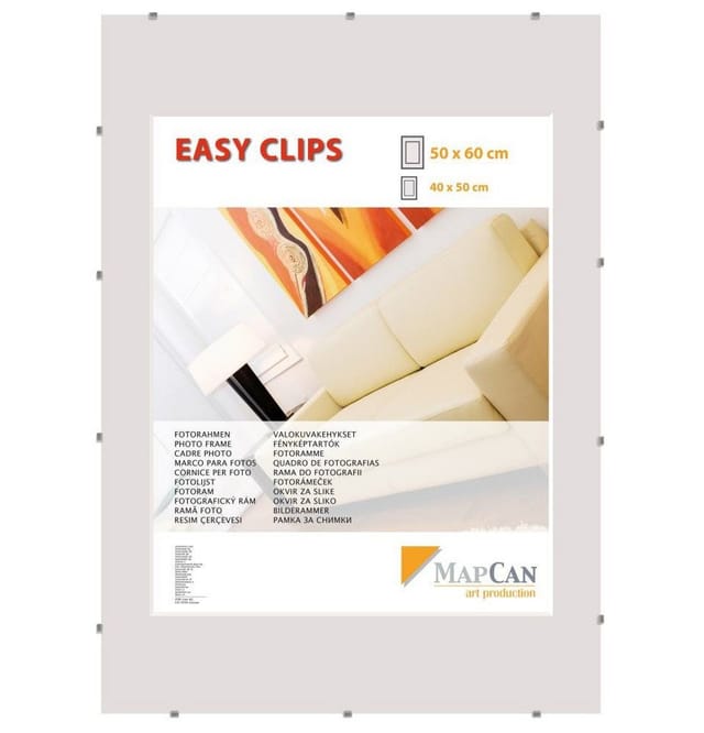 Cliprahmen Easyclips Normalglas 50 x 60 cm