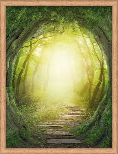 Kunststoff Bilderrahmen Design Frames eiche 18 x 24 cm