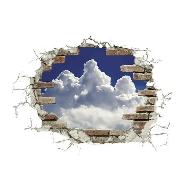 Komar Decosticker Break Out Clouds 100 x 70 cm