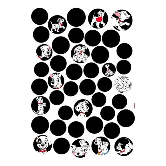 Komar Decosticker 101 Dalmatiner Dots 50 x 70 cm