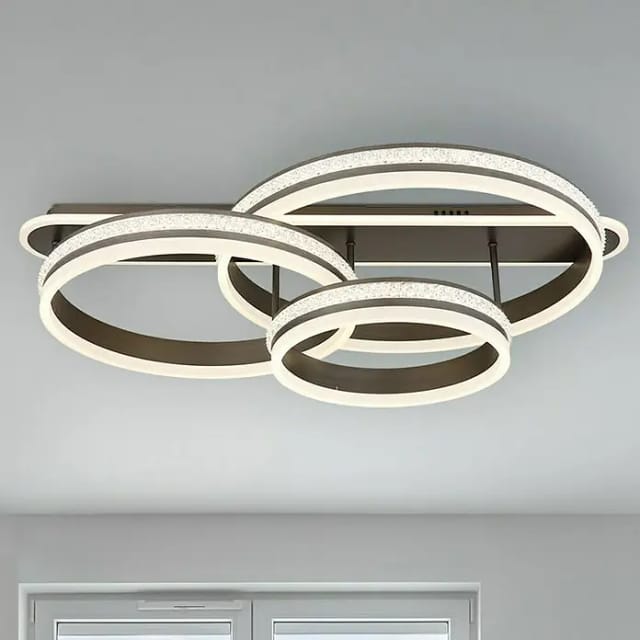 Globo LED Deckenleuchte Grouni 3 Ringe
