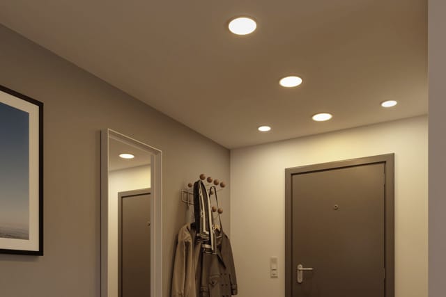 Paulmann LED Einbaupanel Areo VariFit weiß Ø 11,8 cm