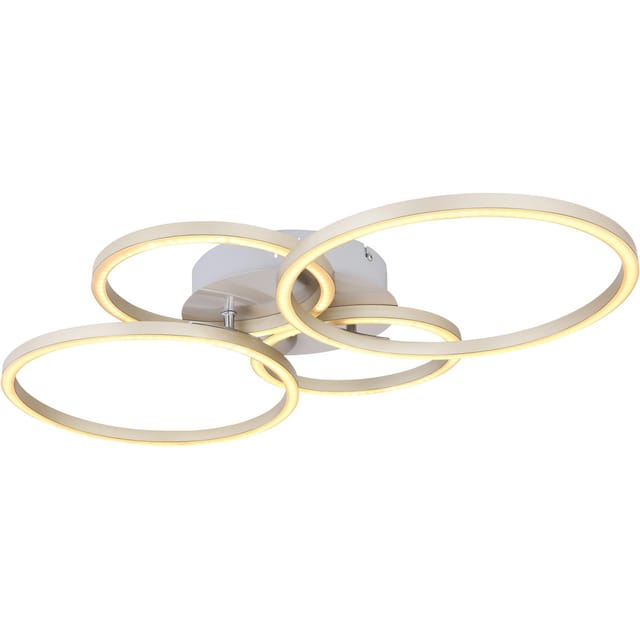 Globo LED Deckenleuchte Kendy 4 Ringe