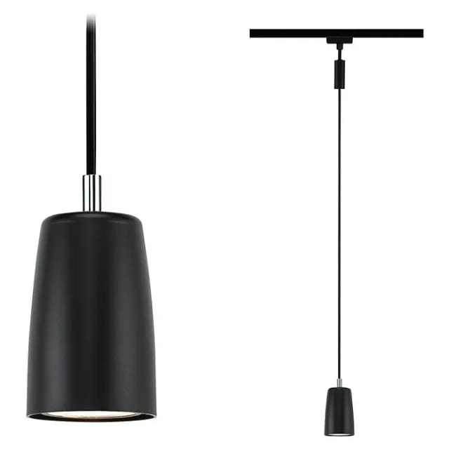 Paulmann URail Pendelleuchte Cover schwarz matt 6,5 x 122 cm GU10