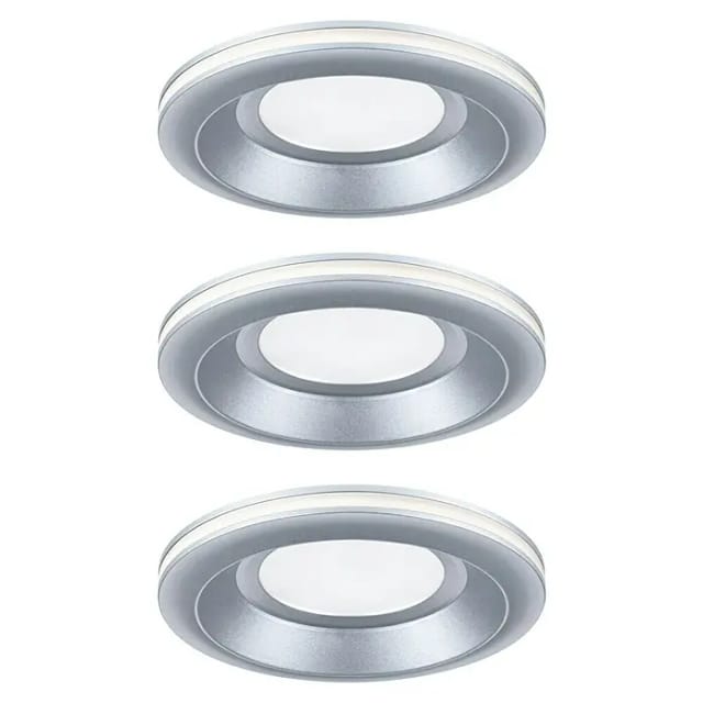 Paulmann LED-Einbauleuchte Sormus 3x 4,8W chrom matt