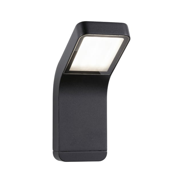 Paulmann LED Außen-Wandleuchte Kulma anthrazit 23 x 9 cm warmweiß