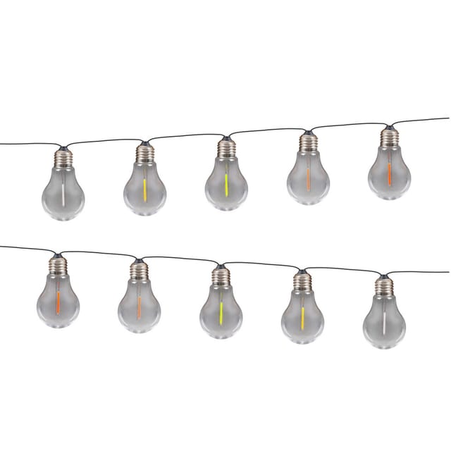 Light & More LED Solarleuchte 10er Set bunt