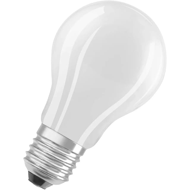 Osram LED Leuchtmittel Classic A60 E27 7W warmweiß, dimmbar, weiß matt