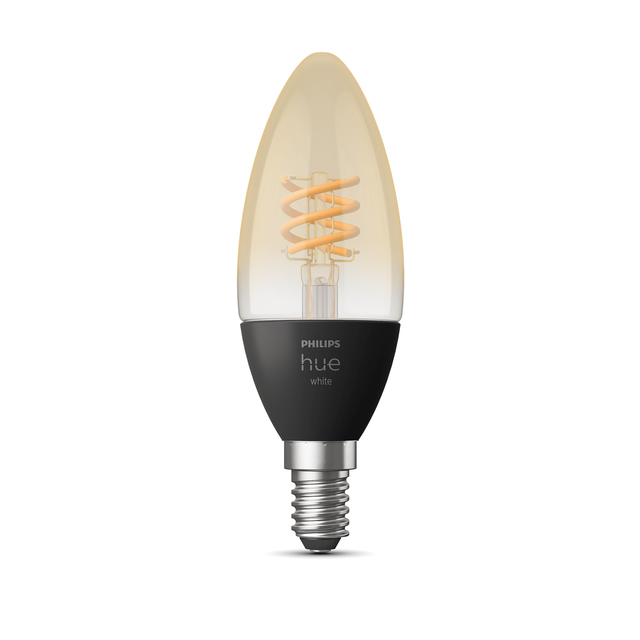 Philips Hue LED Leuchtmittel White E14 warmweiß Kerzenform 4,5 W warmweiß