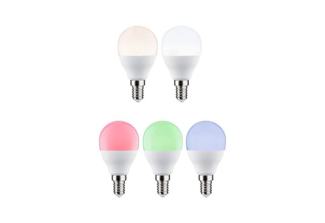 Paulmann LED Tropfenlampe ZigBee E14 5 W RGBW 3er-Pack