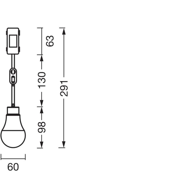 Osram Renovierungslampe Classic A75 10 W 3er Pack kaltweiß
