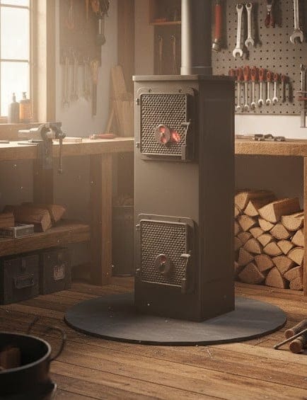 Kaminofen Werkstattofen Vesuv 6 kW