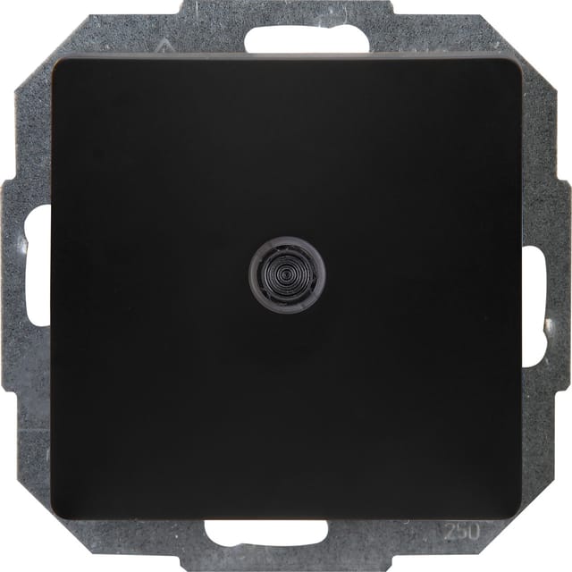 Kopp Taster Paris beleuchtet schwarz matt, 651350084