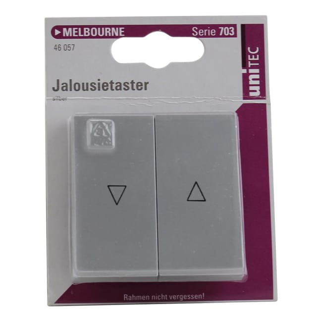 Unitec Jalousientaster Melbourne, silber