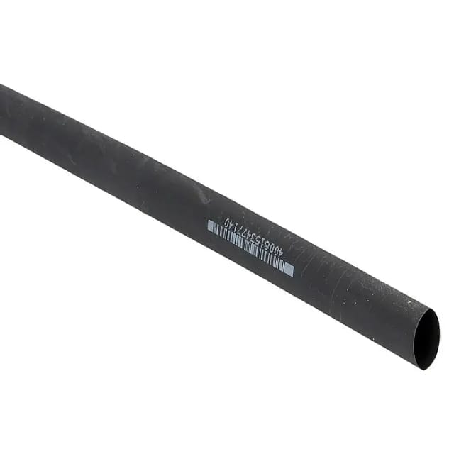 Schrumpfschlauch 12 - 4 mm Schrumpfrate 2:1, schwarz, 100 cm