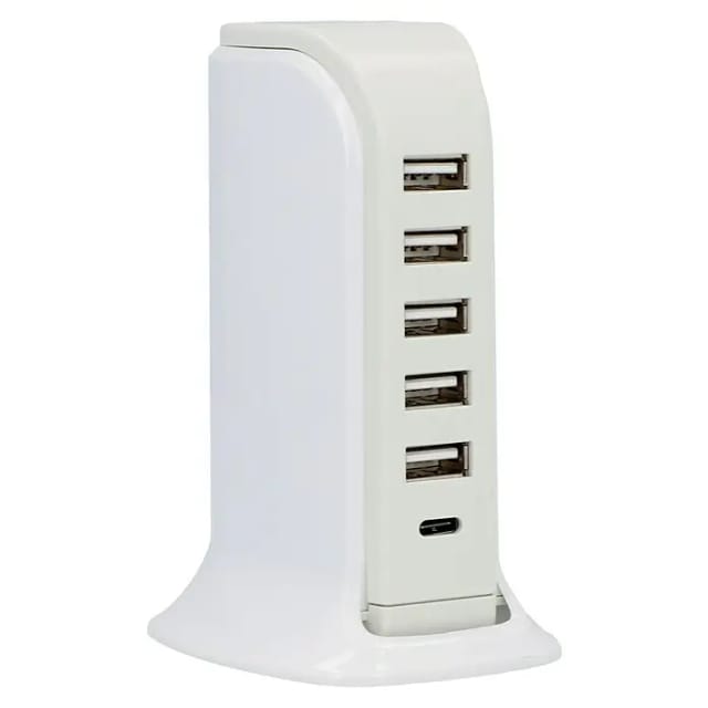 Universal-USB-Ladestation 5 x USB A, 1 x USB C