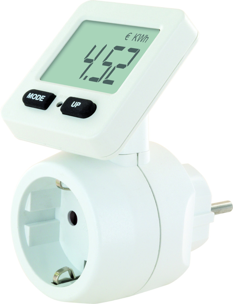 Schwaiger Energiekosten Messgerät STEM1180 Display drehbar, weiß Bild 4