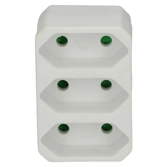 Euro-Adapter 3-fach weiß