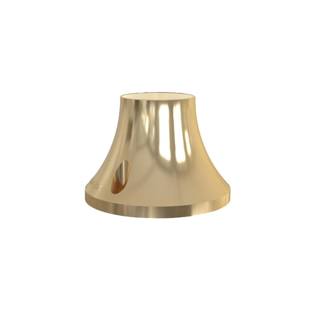 Wandfassung E27 gold