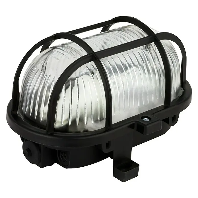 REV LED Ovalarmatur schwarz 5 W
