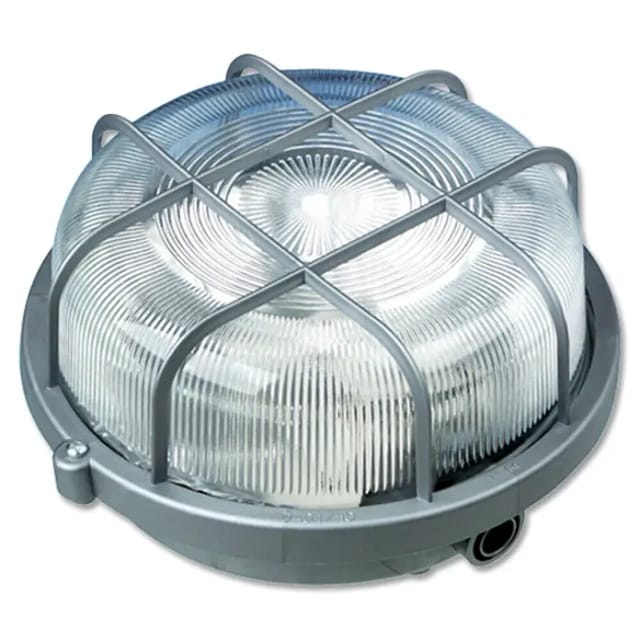 REV LED Rundarmatur silber 7 W