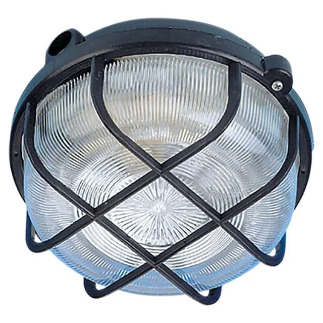 REV LED Rundarmatur schwarz 7 W