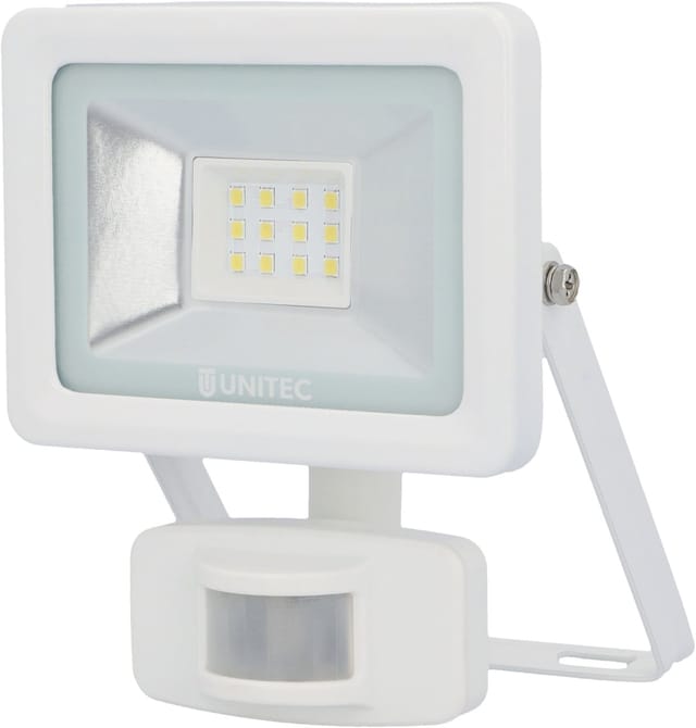UniTec LED Strahler weiß mit Bewegungsmelder 7 W 850 lm