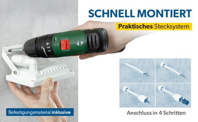 UniTec LED Strahler weiß 14 W 1700 lm