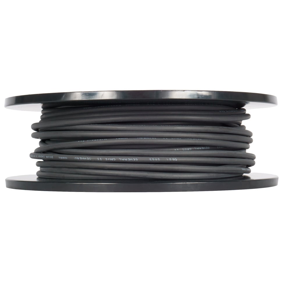 Solarleitung H1Z2Z2-K 6 mm² 1 m schwarz