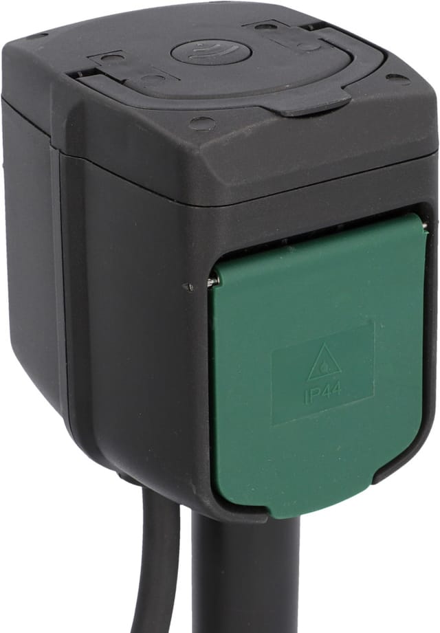 UniTec WiFi Outdoor Steckdosen-Erdspieß 2-fach IP44