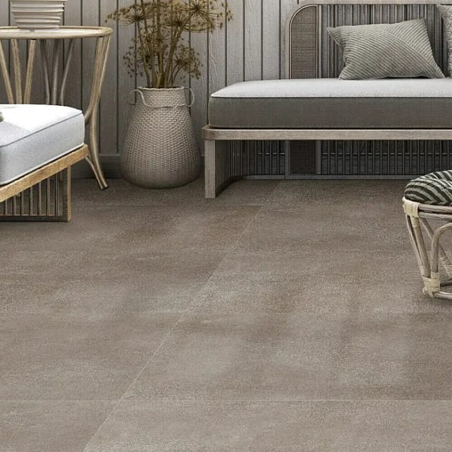 Bodenfliese Feinsteinzeug Marte 60 x 120 cm taupe
